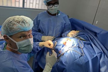 Abdi Adam trpí diabetem 1. typu, v nemocnici mu lékaři museli amputovat palec pravé nohy©Charlie Kimilu_Lékaři bez hranic