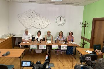 Tisková konference Odborového svazu zdravotnictví a sociální péče, 30.7.2024 s podtitulem "Pět minut po dvanácté", foto: OSZSP