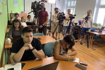 Tisková konference Odborového svazu zdravotnictví a sociální péče, 30.7.2024 s podtitulem "Pět minut po dvanácté", foto: OSZSP