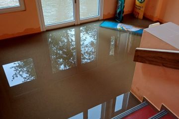 Bohumínská městská nemocnice při povodni 2024. Foto: Bohumínská městská nemocnice