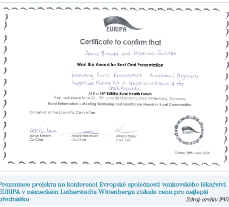 Cena pro nejlepší přednášku Cena pro nejlepší přednášku