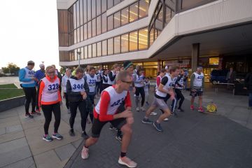 Prezenční forma kongresu umožnila i společný běh Vyšehradem, kterým jeho účastníci symbolicky podpořili ženy s onkogynekologickou diagnózou