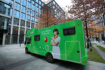 DiaTour - mobilní testovací jednotka, foto: Dr. Max