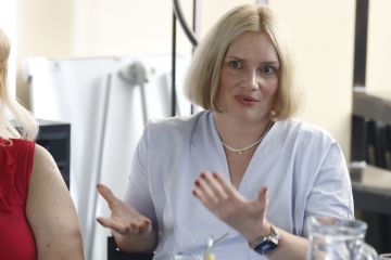 Mgr. Kristýna Čillíková. Kulatý stůl Kardio-renálně metabolický pacient v primární péči. Foto: Jiří Koťátko, MT