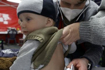Na ošetřovně na pražském hlavním nádraží řeší především problémy způsobené náročnou cestou. Foto: Jiří Koťátko