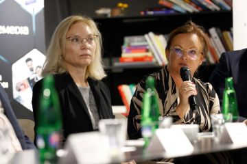 Mgr. Kateřina Podrazilová, Ph.D. a MUDr. Zdeňka Salcman Kučerová, Ph.D. Foto Jiří Koťátko