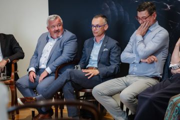 MUDr. Šonka, prof. Vrablík, prof. Prázný. Foto: MT