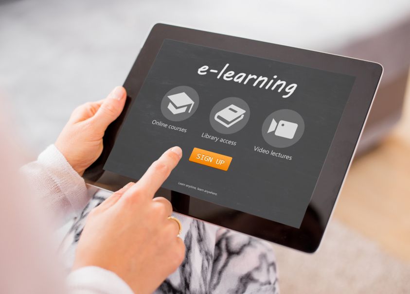 e-learning, tablet