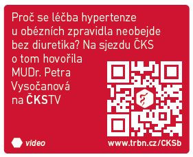 Proč se léčba hypertenze u obézních zpravidla neobejde bez diuretika? Na sjezdu ČKS o tom hovořila MUDr. Petra Vysočanová na ČKSTV