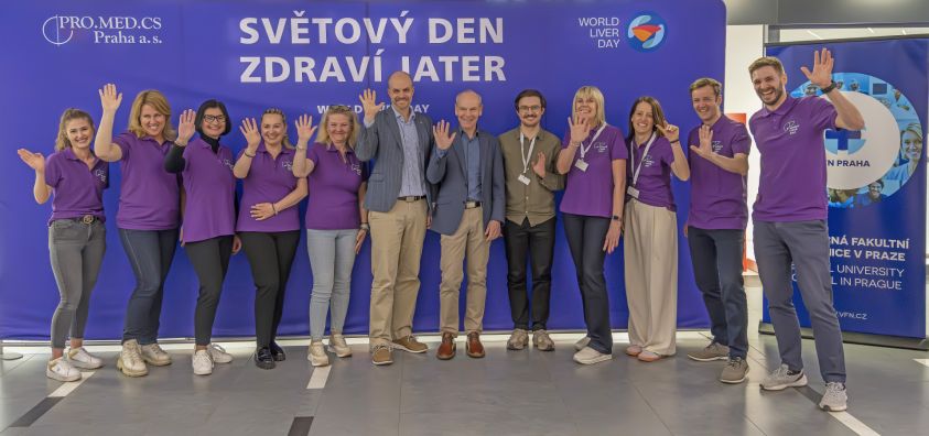 Světový den zdraví jater_tým konzultantů a lékařů