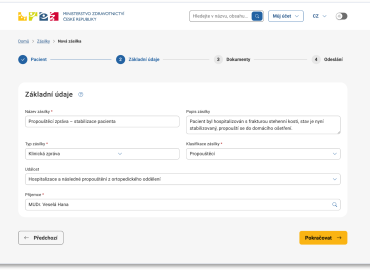 Poslání propouštěcí zprávy