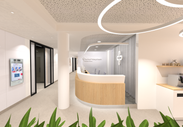 Vizualizace interiéru Kliniky Florenc Zdroj Penta Hospitals