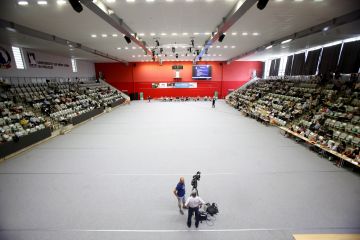 XXXV. sjezd České lékařské komory se konal ve sportovní hale v pražských Vysočanech. Foto: J. Koťátko